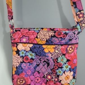 Vera bradley triple zip crossbody and wallet